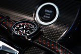 MARCHAND MIDNIGHT BLACK DRIVER CHRONOGRAPH