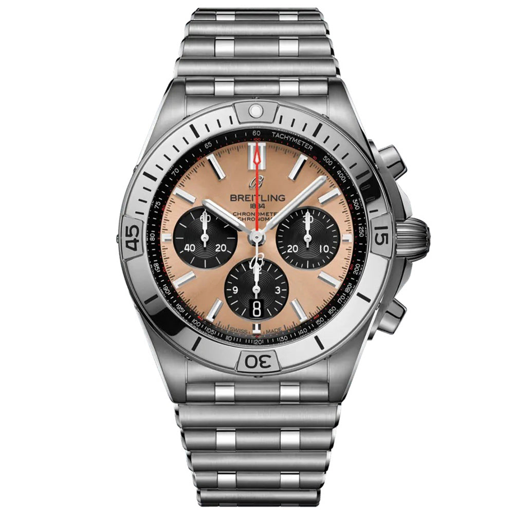 BREITLING CHRONOMAT B01 42 Stainless Steel - Copper