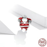 SANTA CLAUS Christmas Sterling Silver Charm