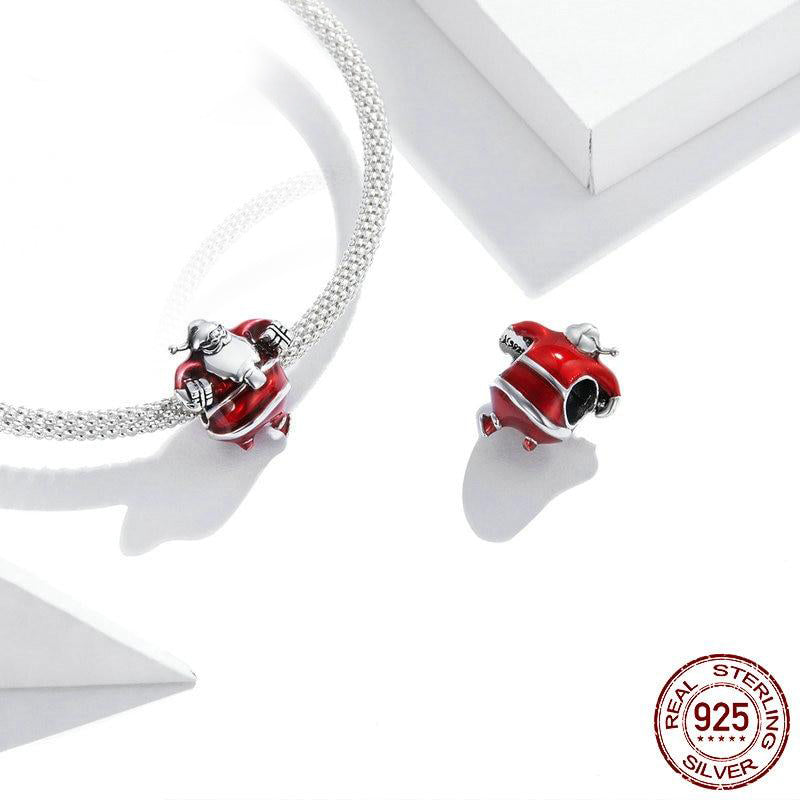 SANTA CLAUS Christmas Sterling Silver Charm