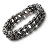 Retro Heavy Stainless Steel Motorcycle Chain Bracelet
