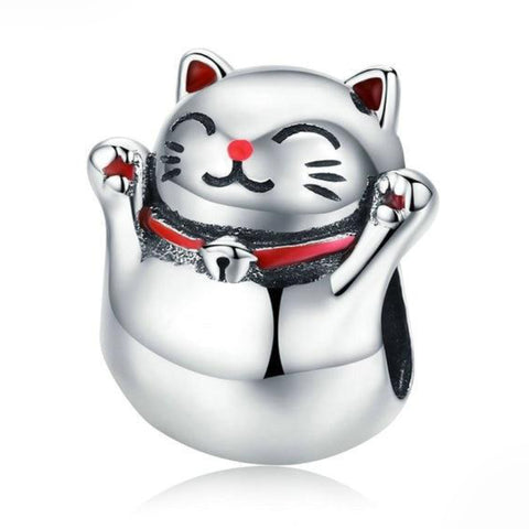 MANEKI NEKO Sterling Silver Charm