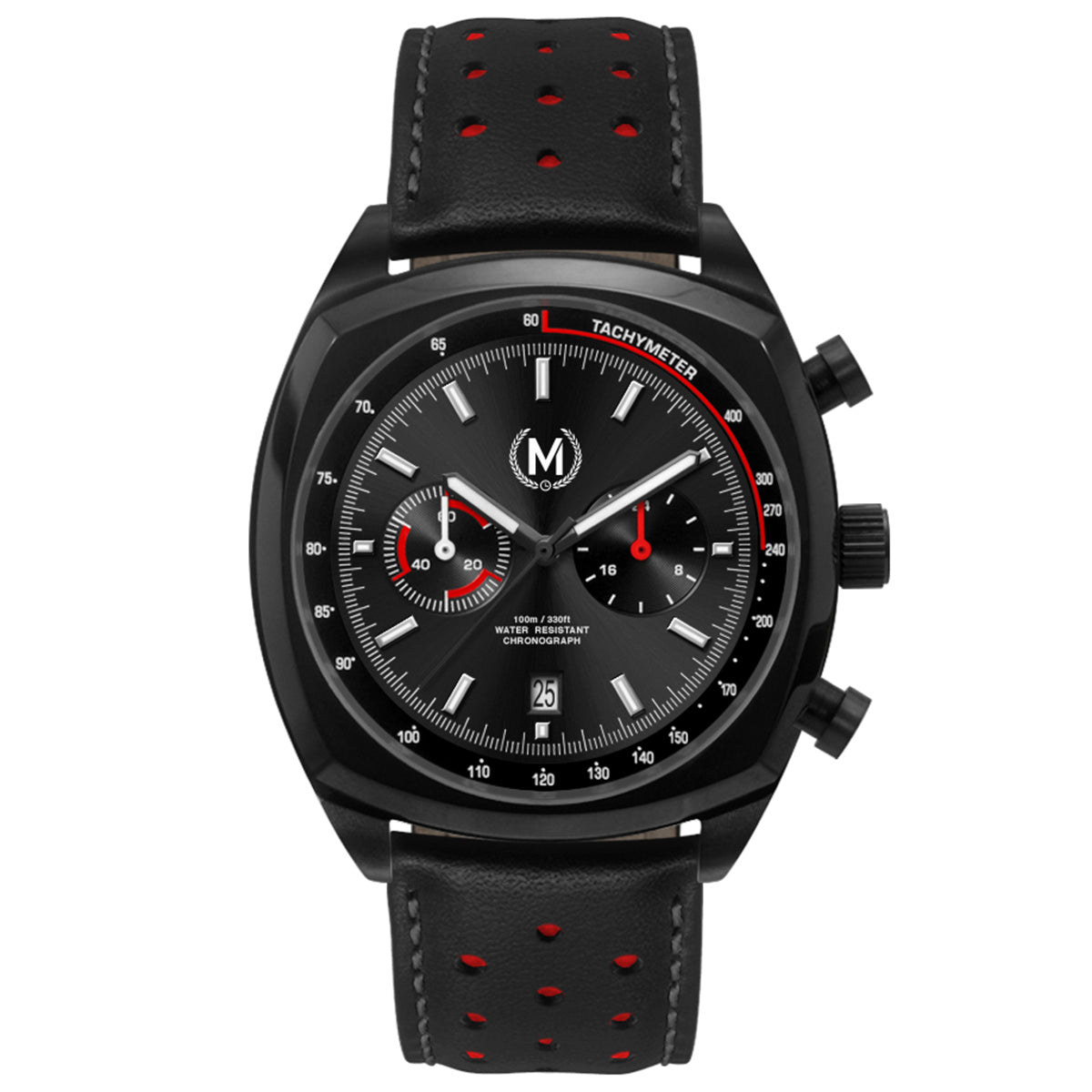 MARCHAND MIDNIGHT BLACK DRIVER CHRONOGRAPH