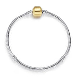 THE GOLD Snake-Chain Metal Charm Bracelet