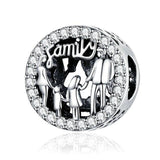 MY FAMILY Sterling Silver Charm
