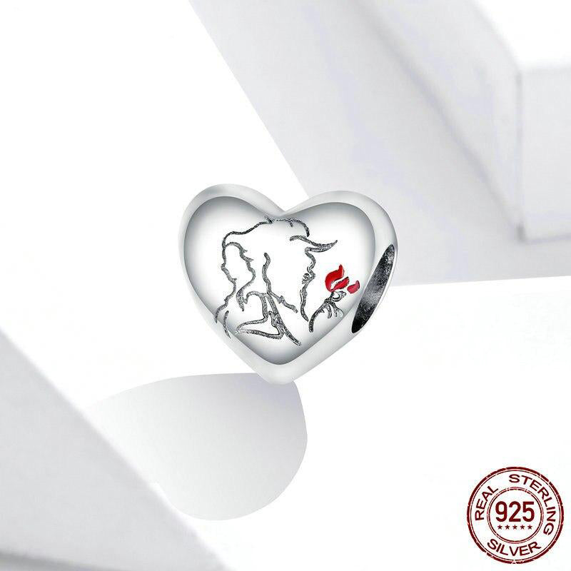 LOVE SKETCH Sterling Silver Charm