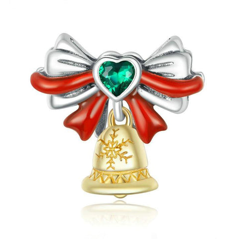 JINGLE BELL Christmas Sterling Silver Charm