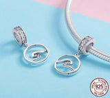 THE WAVES Sterling Silver Charm