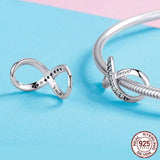 FAMILY FOREVER Infinity Sterling Silver Charm