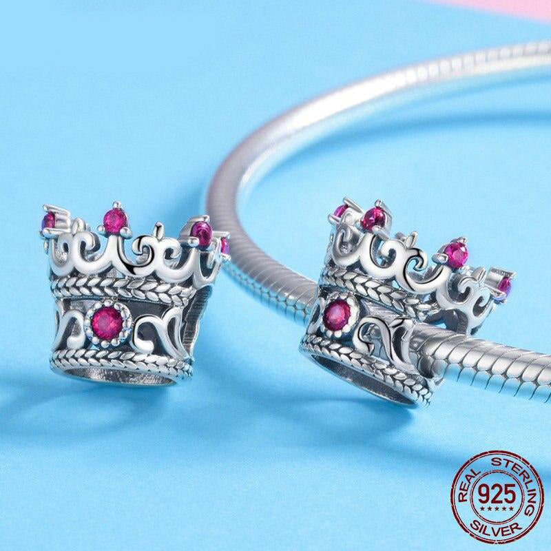 QUEEN'S CROWN Sterling Silver Charm