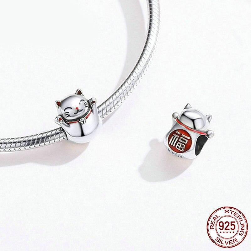 MANEKI NEKO Sterling Silver Charm