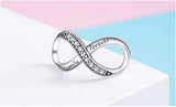 FAMILY FOREVER Infinity Sterling Silver Charm