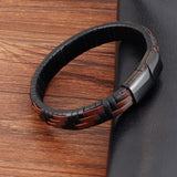 Hand-knitted Classic Leather Bracelet