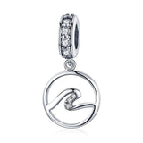 THE WAVES Sterling Silver Charm
