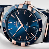 OMEGA CONSTELLATION 41MM - Steel and Sedna Gold with Blue Face