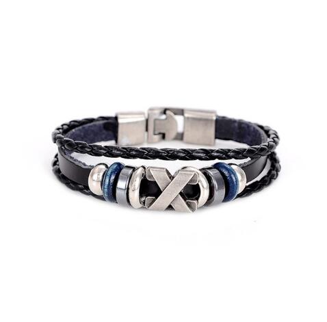 Silver-X Multilayer Wristband